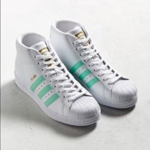 adidas pro model mint green